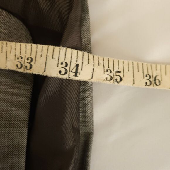 Lauren Ralph Lauren Mens 48L Gray Wool 2-Button Sports Coat Blazer Suit - Picture 11 of 11